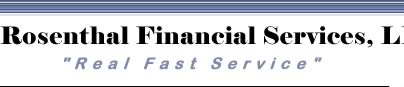 Rosenthal Financial Services, LLC. Real Fast Service